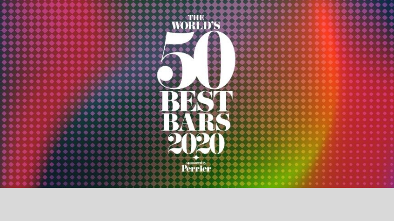 THE WORLD’S 50 BEST BARS 2020 TO BE REVEALED IN NOVEMBER